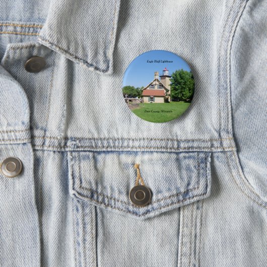 Schaltfläche Eagle Bluff Lighthouse Button (Beispiel)