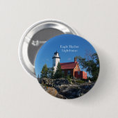 Schaltfläche "Eagle Harbour Lighthouse" Button (Vorne & Hinten)
