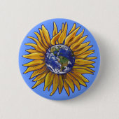 Schaltfläche "Earth Sunflower" Button (Vorderseite)