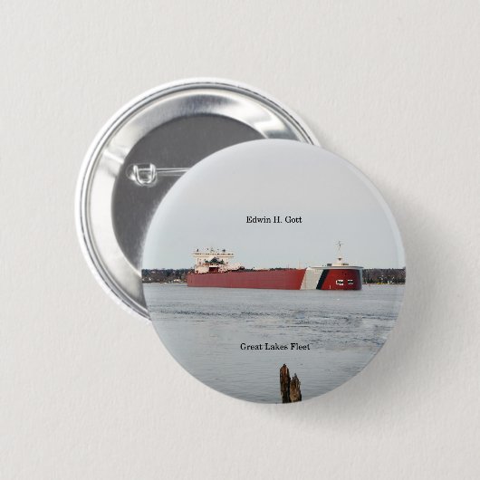 Schaltfläche Edwin H. Gott Button (Vorne & Hinten)
