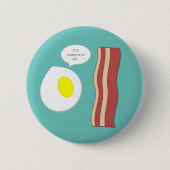 Schaltfläche Eier und Bacon Button (Vorderseite)