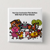 Schaltfläche "Eigene Landtiere" Button (Vorderseite)