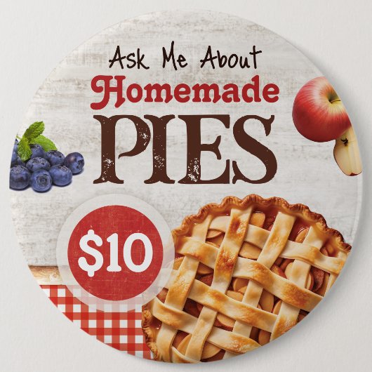 Schaltfläche "Eigene Pies"-Werbung Button (Vorderseite)