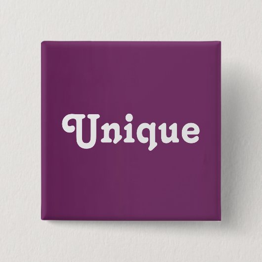 Schaltfläche Eindeutig Button (Vorderseite)