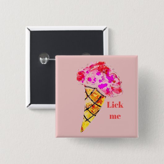 Schaltfläche "Eiscreme" Button (Vorne & Hinten)