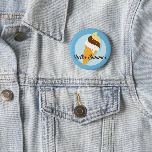 Schaltfläche "Eiscreme - Hallo" Button (Beispiel)