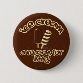 Schaltfläche Eiskrem Button (Vorderseite)