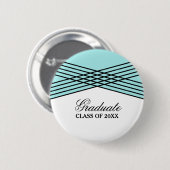 Schaltfläche "Eleganter Deko Aqua Abschluss" Button (Vorne & Hinten)