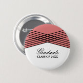 Schaltfläche "Eleganter Deko Red Abschluss" Button (Vorne & Hinten)