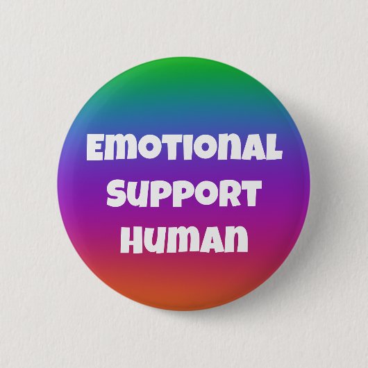 Schaltfläche "Emotionale Unterstützung für den men Button (Vorderseite)