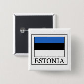 Schaltfläche Estland Button (Vorne & Hinten)