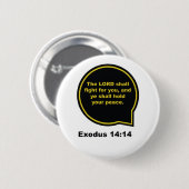 Schaltfläche Exodus 14:14 Button (Vorne & Hinten)