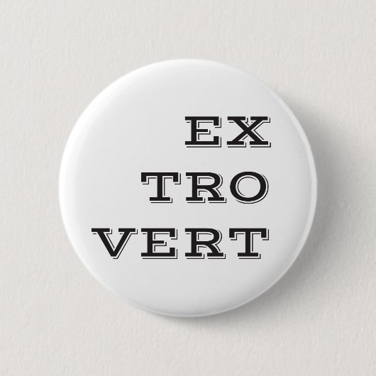 Schaltfläche Extrovertieren Button (Vorderseite)