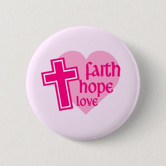 Schaltfläche "Faith Hope Liebe" Button (Vorderseite)