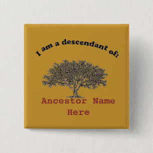 Schaltfläche - Familienstamm und Vorname Button