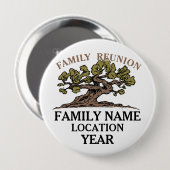 Schaltfläche "Family Wiedersehen Tree" Button (Vorne & Hinten)