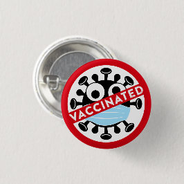 Schaltfläche "Farbiges Abzeichen mit Impfstoff" Button