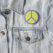 Schaltfläche "Farbiges Zeichen für Frieden" Button (Beispiel)