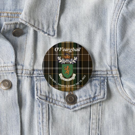 Schaltfläche "Farrell Clan of Ireland Kundgebung 2 Button (Beispiel)