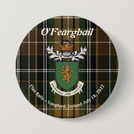 Schaltfläche "Farrell Clan of Ireland Kundgebung 2 Button