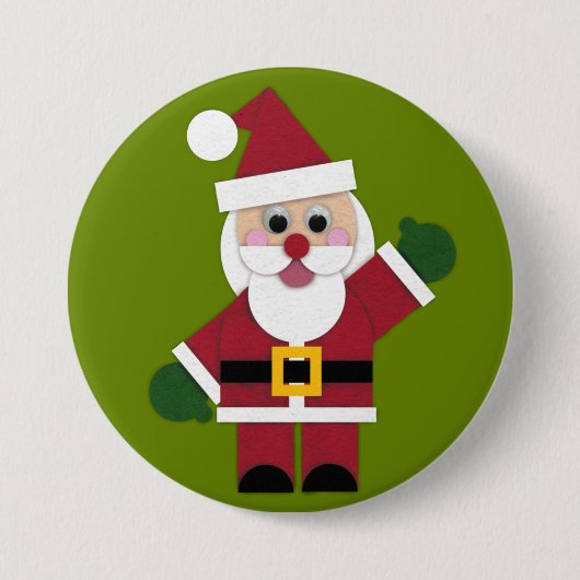 Schaltfläche "Felt Santa 2021" Button (Vorderseite)