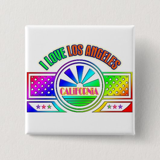Schaltfläche "Fest Los Angeles" Button (Vorderseite)
