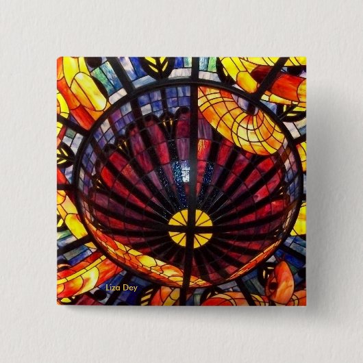 Schaltfläche "Festgehaltenes Glas" Button (Vorderseite)
