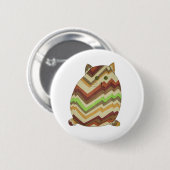 Schaltfläche "Fett-Katzenpinback" Button (Vorne & Hinten)