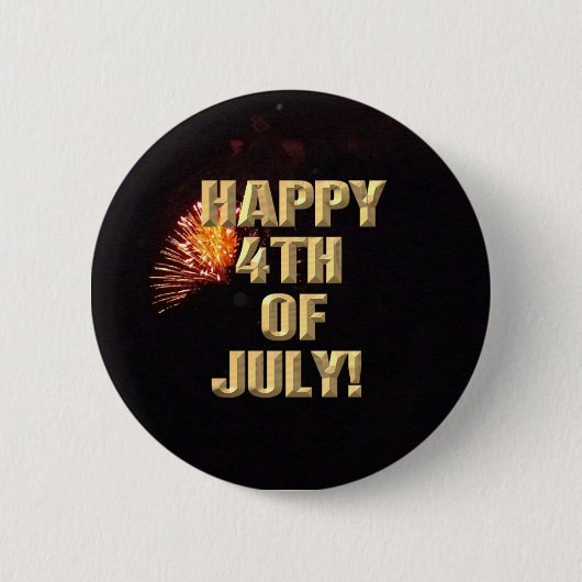 Schaltfläche "Feuerwerk 8 4. Juli" Button (Vorderseite)