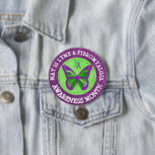 Schaltfläche "Fibromyalgie & Lyme Awareness Month" Button (Beispiel)