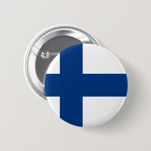 Schaltfläche "Finnische Flagge" Button (Vorne & Hinten)