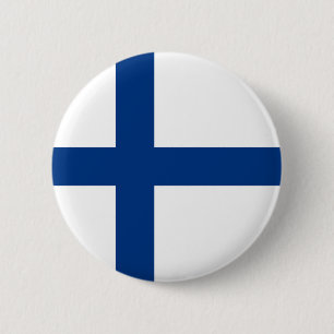 Schaltfläche "Finnische Flagge" (Finnland) Button