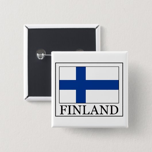 Schaltfläche Finnland Button (Vorne & Hinten)