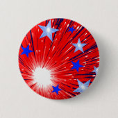 Schaltfläche "Firework Red White Blue" Button (Vorderseite)