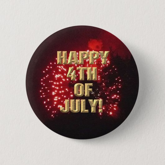 Schaltfläche "Fireworks 7 4. Juli" Button (Vorderseite)