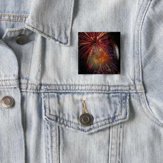 Schaltfläche "Fireworks" vom 4. Juli Button (Beispiel)