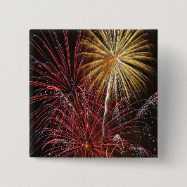 Schaltfläche "Fireworks" vom 4. Juli Button