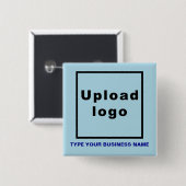 Schaltfläche "Firmenname und Logo" Button (Vorne & Hinten)