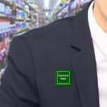 Schaltfläche "Firmenname und Logo" Button<br><div class="desc">Square-Taste, die Sie anpassen können, um Ihren Firmennamen und Ihr Logo. Sie können diesen Knopf als einheitliches Zubehör Ihrer Mitarbeiter verwenden. Sie können es auch als Verpackungszubehör verwenden. Sie können es auch in Ihr Marketing aufnehmen, um Ihr Unternehmen zu werben oder Ihren Namen für Ihre Kunden zu fördern. Schaltfläche, die...</div>