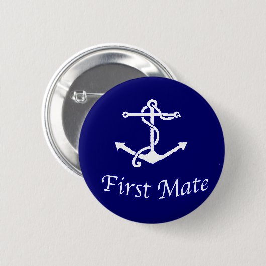 Schaltfläche "First Mate Pinback" für Schiffe Button (Vorne & Hinten)