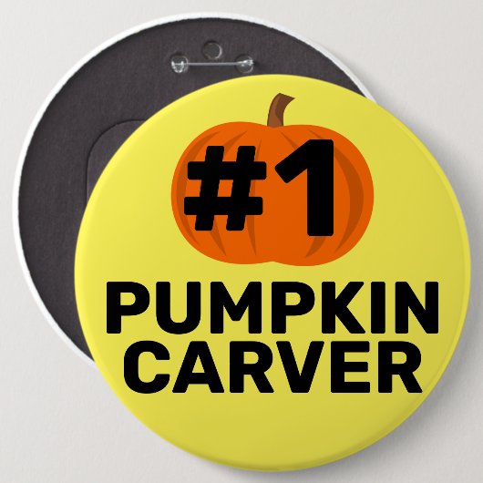 Schaltfläche "First Place Pumpkin Carver" Button (Vorne & Hinten)