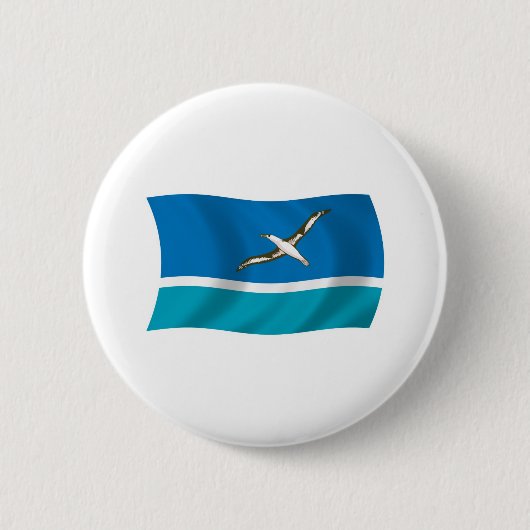 Schaltfläche "Flag auf Midway Island" Button (Vorderseite)
