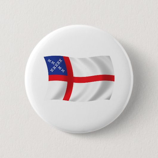 Schaltfläche "Flag der Bischofskirche" Button (Vorderseite)