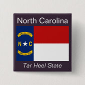 Schaltfläche "Flag North Carolina" Button (Vorderseite)
