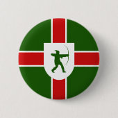 Schaltfläche "Flag Nottinghamshire" Button (Vorderseite)