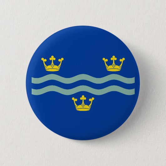 Schaltfläche "Flag of Cambridgeshire" Button (Vorderseite)