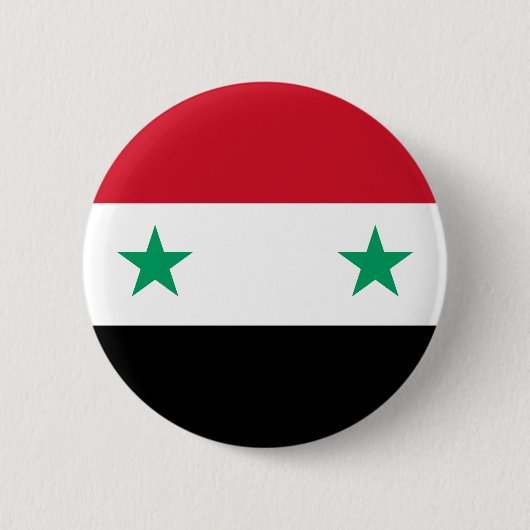 Schaltfläche "Flagge" für Syrien Button (Vorderseite)