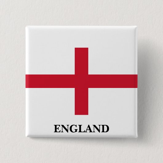Schaltfläche "Flagge" in England Button (Vorderseite)