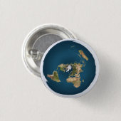 Schaltfläche "Flat Earth Azimuthal Projection Map" Button (Vorne & Hinten)