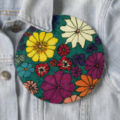 Schaltfläche "Floral Fun" für Abstrakte Kunst Button (Beispiel)
